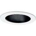 PROGRESS LIGHTING P8044-31 Black 4" Step Baffle Trim for 4" Housing (P830/P831/P832)