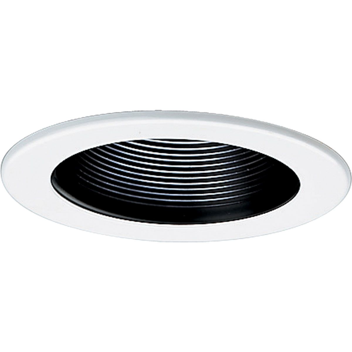 PROGRESS LIGHTING P8044-31 Black 4" Step Baffle Trim for 4" Housing (P830/P831/P832)