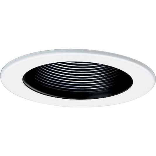 PROGRESS LIGHTING P8044-31 Black 4" Step Baffle Trim for 4" Housing (P830/P831/P832)