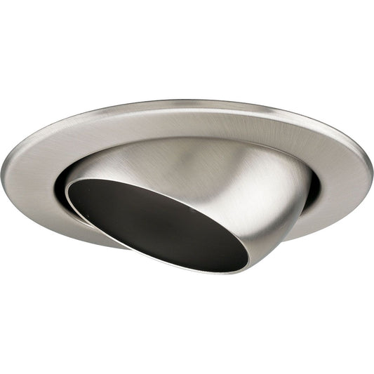 PROGRESS LIGHTING P8046-09 Brushed Nickel 4" Eyeball Trim for 4" Housing (P830/P831/P832)