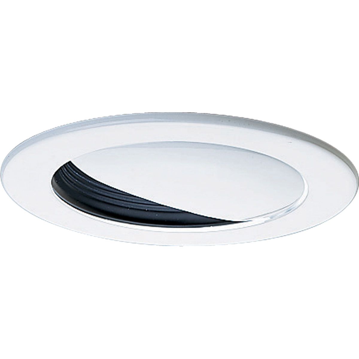PROGRESS LIGHTING P8047-31 Black 4" Wall Washer Trim for 4" Housing (P830/P831/P832)