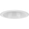 PROGRESS LIGHTING P806003-028 Satin White 6" Satin White Recessed Open Shower Trim for 6" Housing (P806N series)