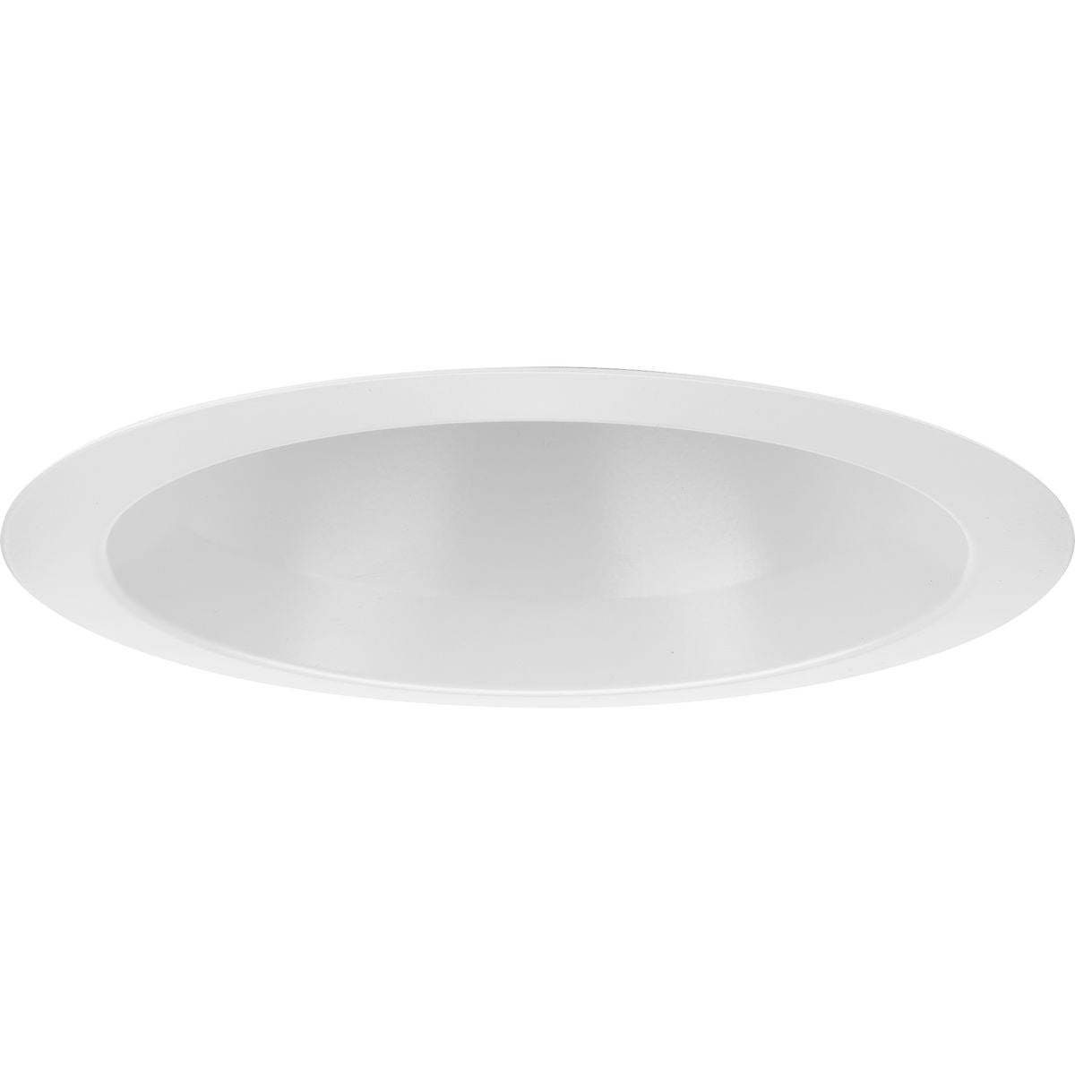 PROGRESS LIGHTING P806003-028 Satin White 6" Satin White Recessed Open Shower Trim for 6" Housing (P806N series)
