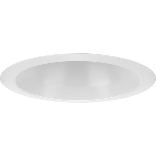 PROGRESS LIGHTING P806003-028 Satin White 6" Satin White Recessed Open Shower Trim for 6" Housing (P806N series)