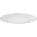 PROGRESS LIGHTING P806004-028 Satin White 6" Satin White Recessed Lensed Shower Trim with Glass Diffuser for 6" Housing (P806N series)