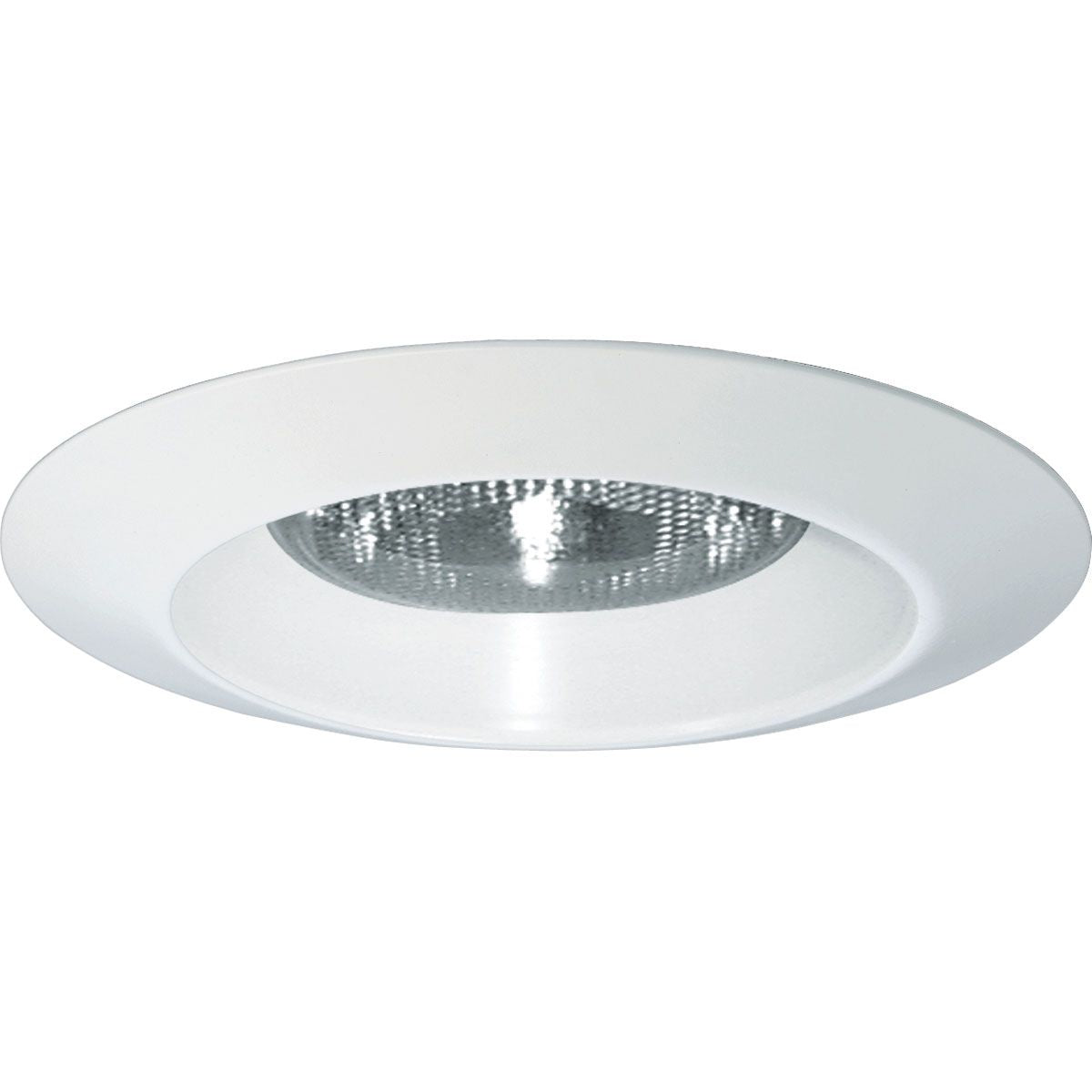 PROGRESS LIGHTING P8074WL-28 White 6" Open Shower Trim for 6" Housing (P87/P187/P83/P88/P821/P62)