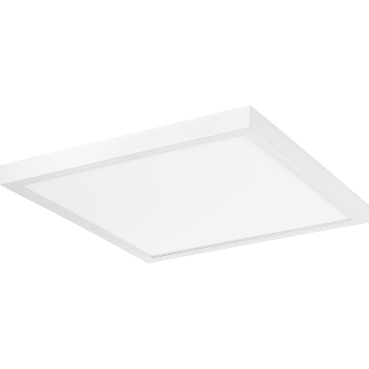 PROGRESS LIGHTING P810021-030-30 White Everlume Collection White 14" Edgelit Square
