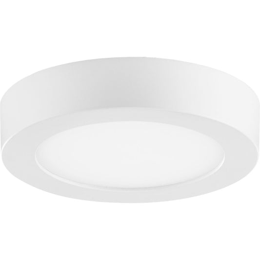 PROGRESS LIGHTING P810024-030-30 White Everlume Collection White 5" Edgelit Round Flush Mount