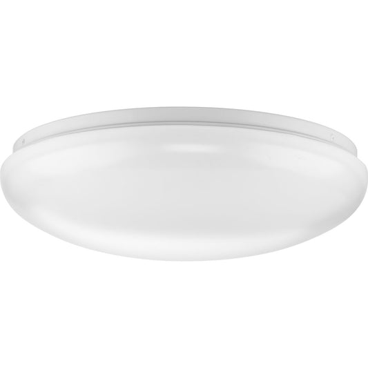 PROGRESS LIGHTING P810026-030-30 White Linear LED Cloud One-Light 14" Flush Mount