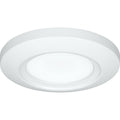 PROGRESS LIGHTING P810027-028-30 Satin White 5-1/2" Emblem Collection Surface Mount LED in White