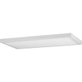 PROGRESS LIGHTING P810032-028-30 Satin White Everlume LED 24-inch Satin White Modern Style Linear Ceiling Panel Light