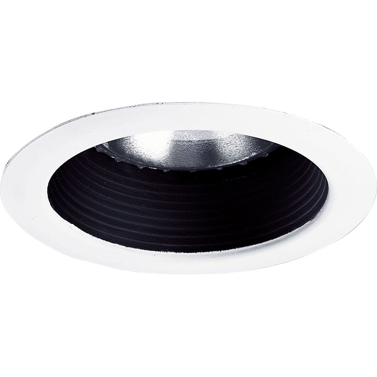 PROGRESS LIGHTING P8175-31 Black 5" Step Baffle Trim for 5" Recessed Housing (P85/P185/P84/P184)