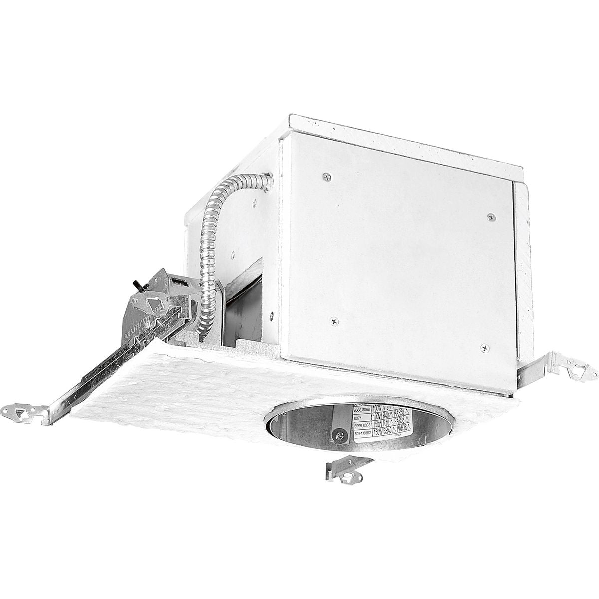 PROGRESS LIGHTING P821-FB Unfinished 6" Incandescent Firebox Non-IC Housing
