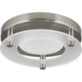 PROGRESS LIGHTING P8247-09-30K Brushed Nickel 5-1/2" Round LED Surface Mount