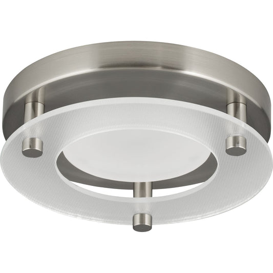 PROGRESS LIGHTING P8247-09-30K Brushed Nickel 5-1/2" Round LED Surface Mount