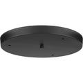 PROGRESS LIGHTING P8403-31M Matte Black Canopy Kit 15-1/2" Round for Up to 3 Pendants