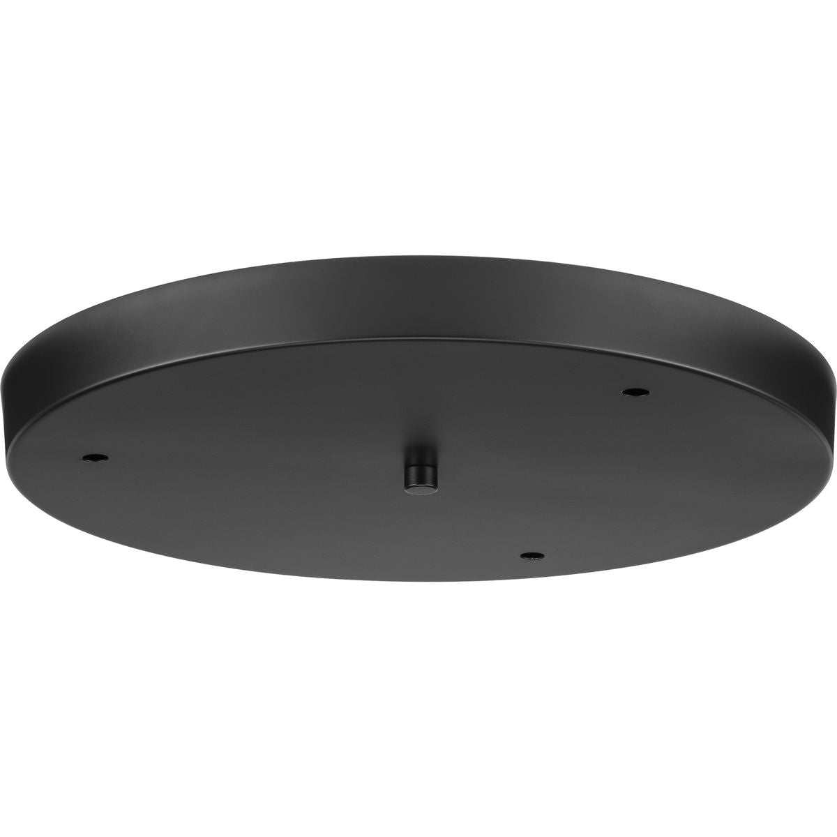 PROGRESS LIGHTING P8403-31M Matte Black Canopy Kit 15-1/2" Round for Up to 3 Pendants