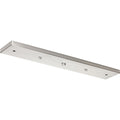 PROGRESS LIGHTING P8404-09 Brushed Nickel Canopy Kit 23-1/4" Length for Up to 3 Pendants