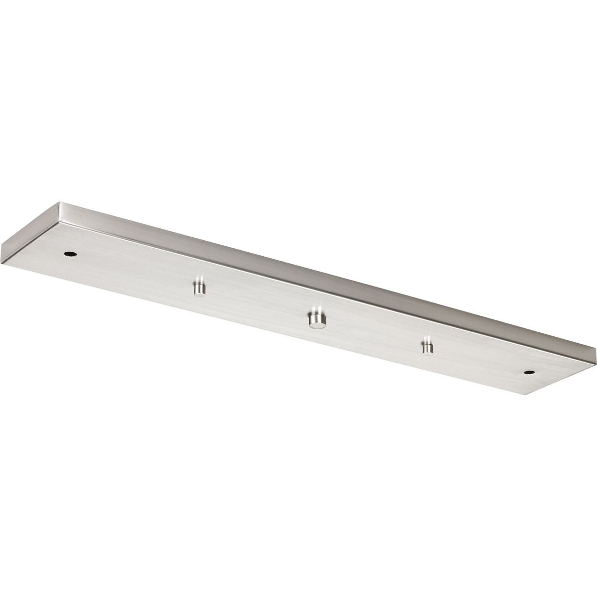 PROGRESS LIGHTING P8404-09 Brushed Nickel Canopy Kit 23-1/4" Length for Up to 3 Pendants