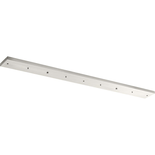 PROGRESS LIGHTING P860004-009 Brushed Nickel Canopy Kit 60" Length for Up to 5 Pendants