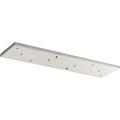 PROGRESS LIGHTING P860005-009 Brushed Nickel Canopy Kit 40" Length for Up to 6 Pendants