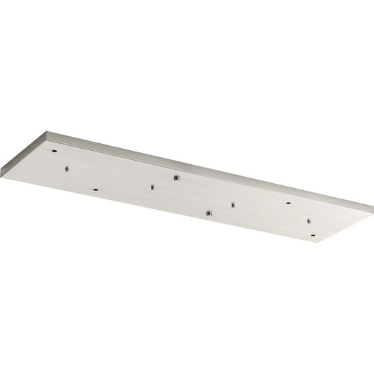 PROGRESS LIGHTING P860005-009 Brushed Nickel Canopy Kit 40" Length for Up to 6 Pendants