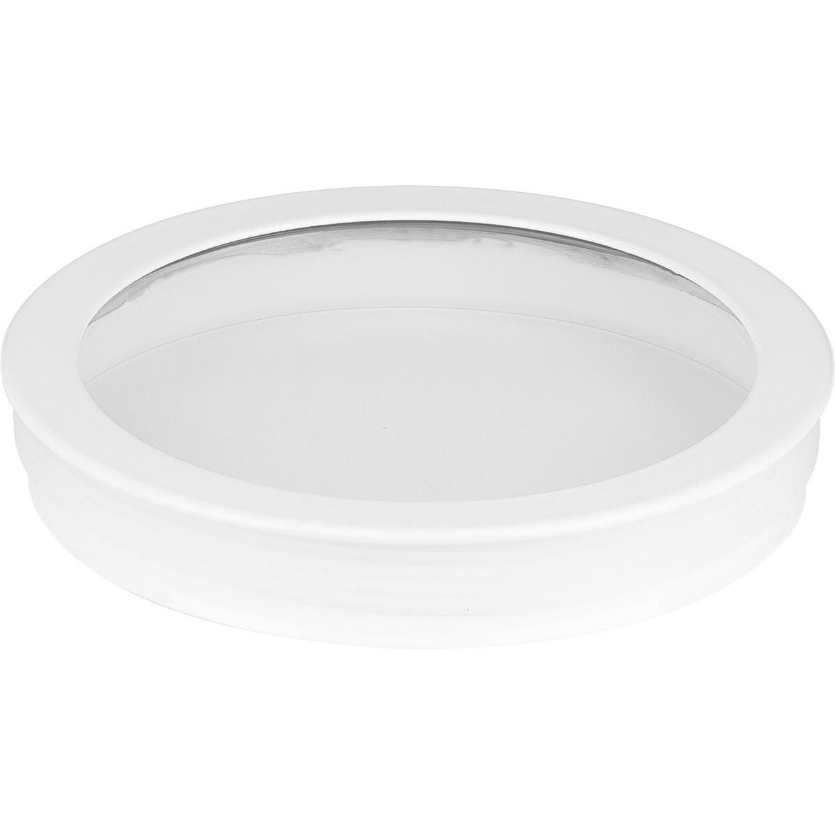 PROGRESS LIGHTING P860045-030 White Cylinder Lens Collection White 5-Inch Round Cylinder Cover
