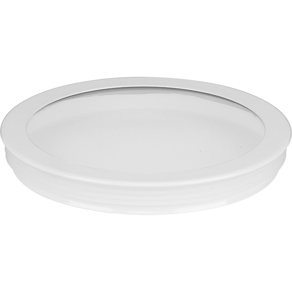 PROGRESS LIGHTING P860046-030 White Cylinder Lens Collection White 6-Inch Round Cylinder Cover