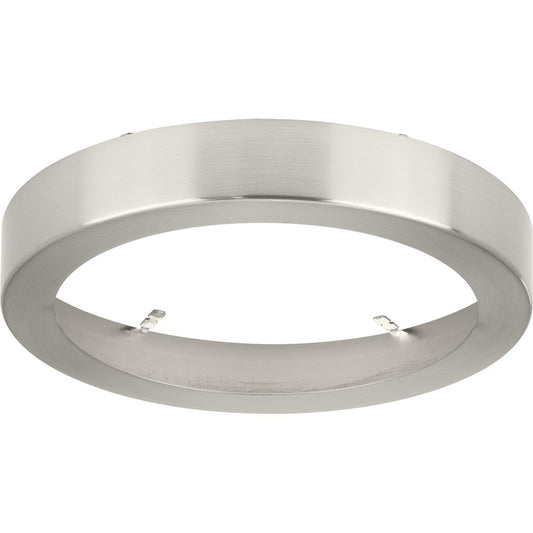 PROGRESS LIGHTING P860049-009 Brushed Nickel Everlume Collection Brushed Nickel 7" Edgelit Round Trim Ring