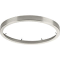 PROGRESS LIGHTING P860051-009 Brushed Nickel Everlume Collection Brushed Nickel 14" Edgelit Round Trim Ring