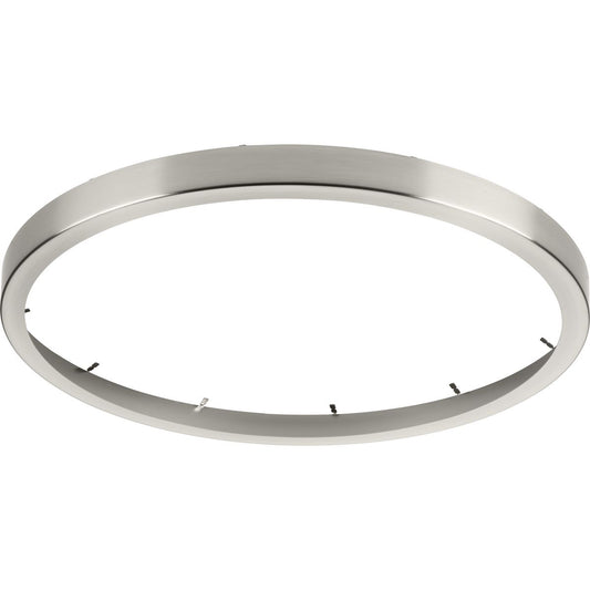 PROGRESS LIGHTING P860052-009 Brushed Nickel Everlume Collection Brushed Nickel 18" Edgelit Round Trim Ring