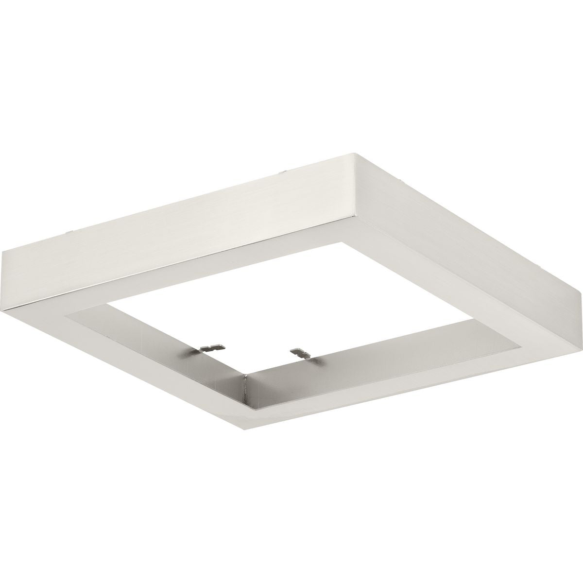 PROGRESS LIGHTING P860053-009 Brushed Nickel Everlume Collection Brushed Nickel 7" Edgelit Square Trim Ring