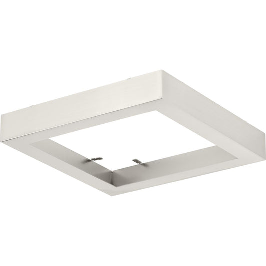 PROGRESS LIGHTING P860053-009 Brushed Nickel Everlume Collection Brushed Nickel 7" Edgelit Square Trim Ring