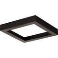 PROGRESS LIGHTING P860053-020 Antique Bronze Everlume Collection Antique Bronze 7" Edgelit Square Trim Ring