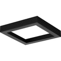 PROGRESS LIGHTING P860053-031 Black Everlume Collection Black 7" Edgelit Square Trim Ring