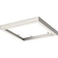 PROGRESS LIGHTING P860054-009 Brushed Nickel Everlume Collection Brushed Nickel 11" Edgelit Square Trim Ring