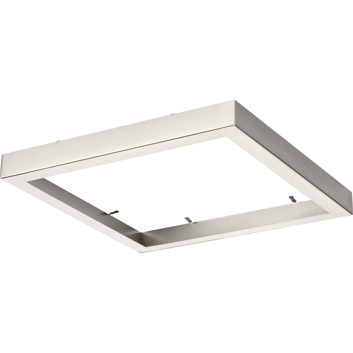 PROGRESS LIGHTING P860054-009 Brushed Nickel Everlume Collection Brushed Nickel 11" Edgelit Square Trim Ring