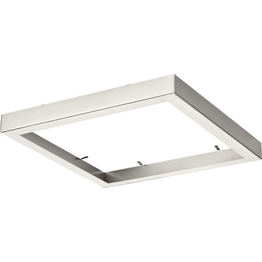 PROGRESS LIGHTING P860054-009 Brushed Nickel Everlume Collection Brushed Nickel 11" Edgelit Square Trim Ring