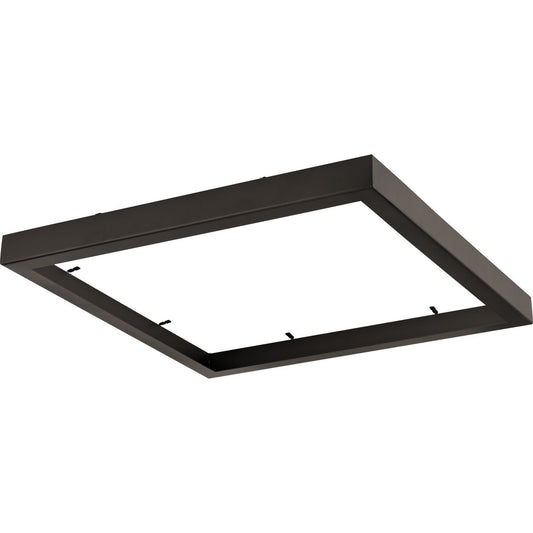 PROGRESS LIGHTING P860055-020 Antique Bronze Everlume Collection Antique Bronze 14" Square Trim Ring