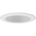 PROGRESS LIGHTING P868-28 White 5" Recessed Step Baffle Trim for 5" Housing P851-ICAT
