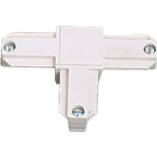 PROGRESS LIGHTING P8722-8928 White Alpha Trak Inside-Left Polarity T Connector