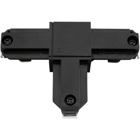 PROGRESS LIGHTING P8722-8931 Black Alpha Trak Inside-Left Polarity T Connector