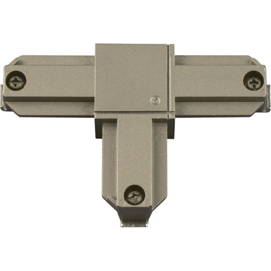 PROGRESS LIGHTING P8722-9109 Brushed Nickel Alpha Trak Inside-Right Polarity T Connector