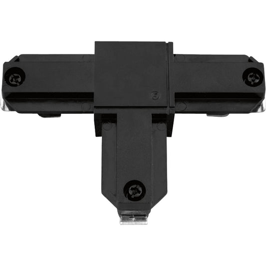 PROGRESS LIGHTING P8722-9131 Black Alpha Trak Inside-Right Polarity T Connector