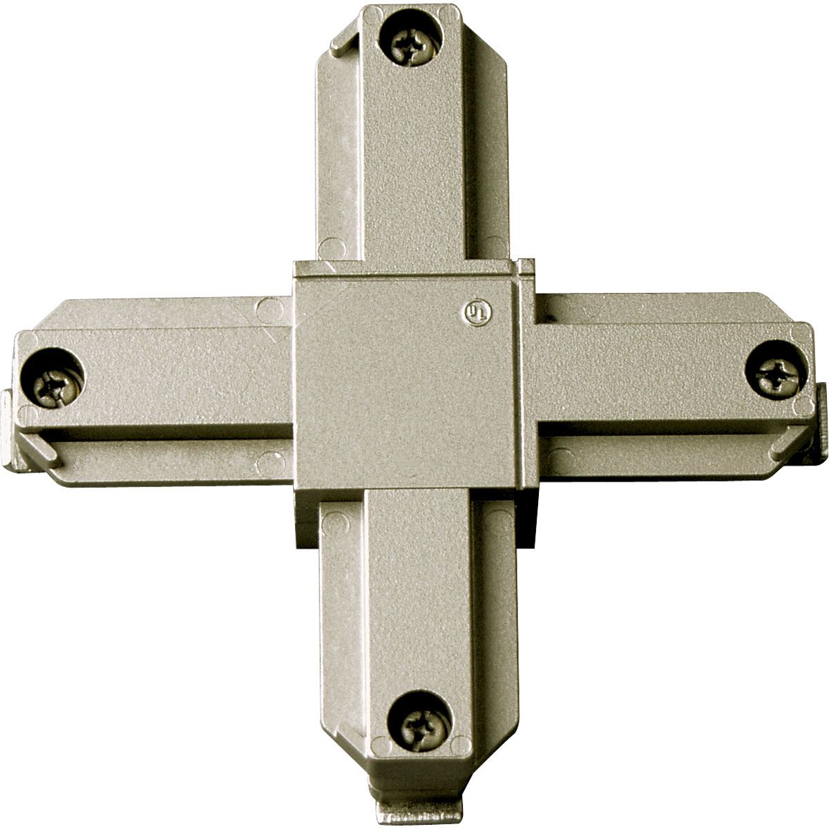 PROGRESS LIGHTING P8723-09 Brushed Nickel Alpha Trak Cross connector