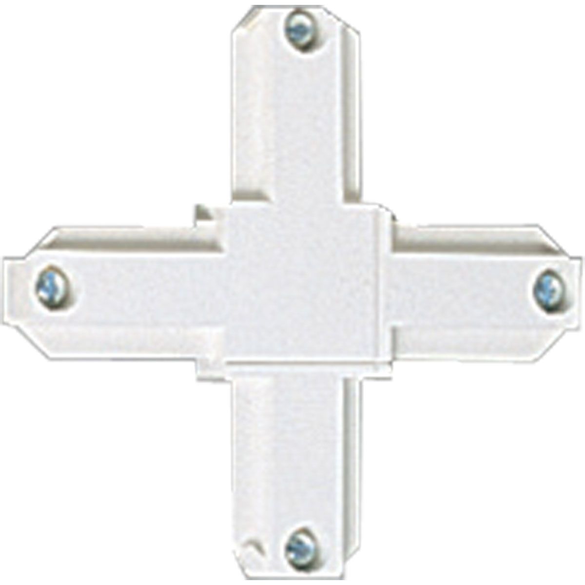 PROGRESS LIGHTING P8723-28 White Alpha Trak Cross connector