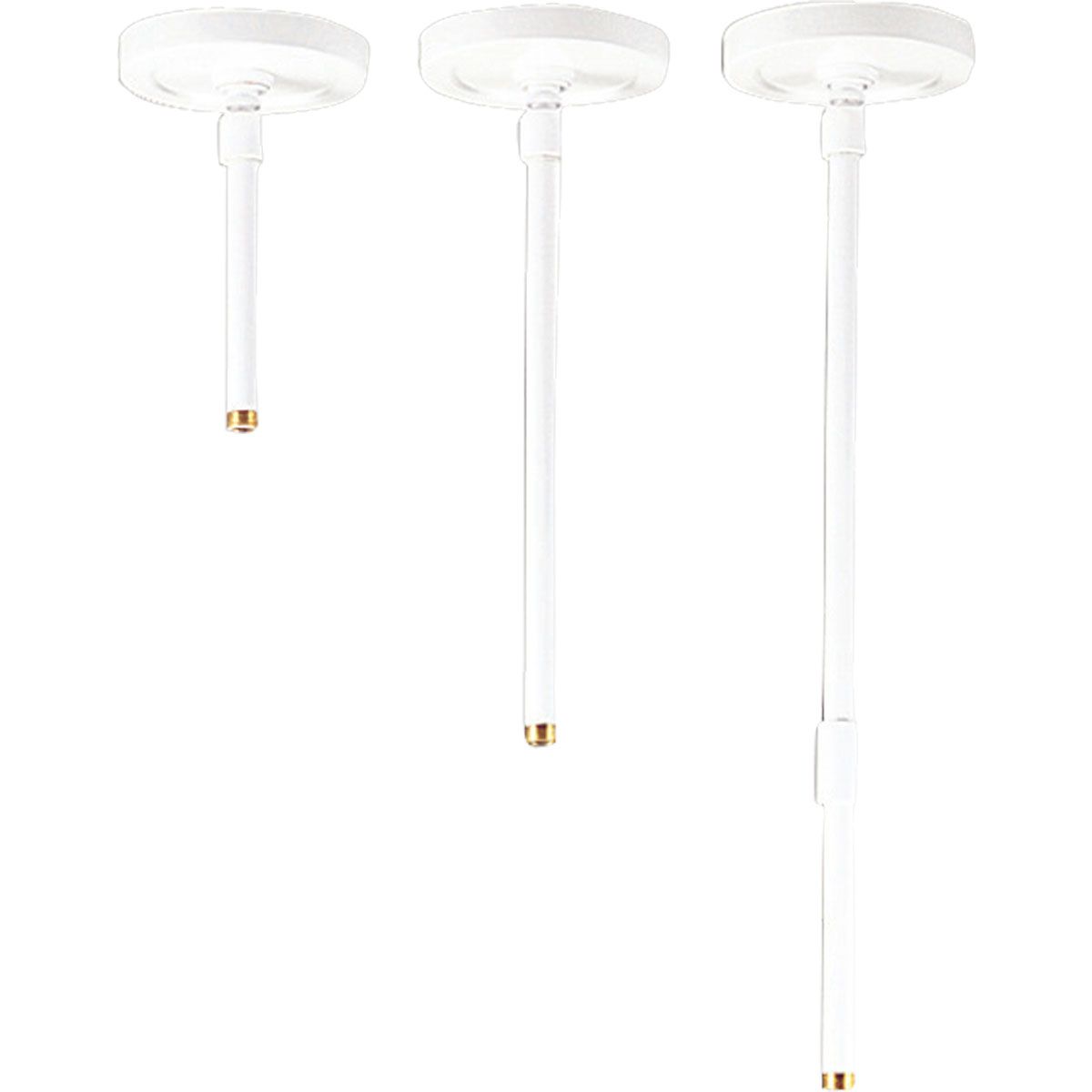 PROGRESS LIGHTING P8741-30 White Aluminum Cylinder Accessories Pendant Kit