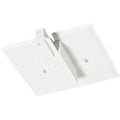 PROGRESS LIGHTING P8745-28 White Alpha Trak End Feed with Flush Canopy