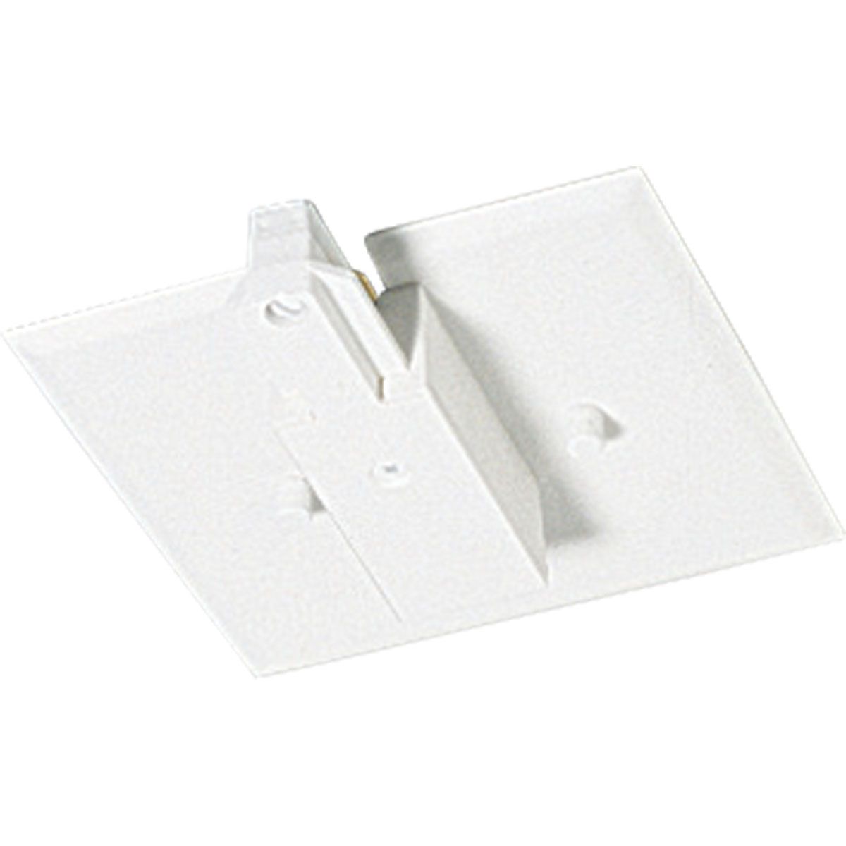 PROGRESS LIGHTING P8745-28 White Alpha Trak End Feed with Flush Canopy