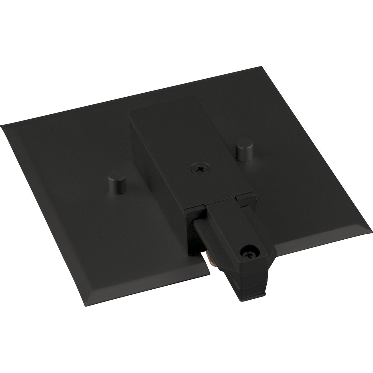 PROGRESS LIGHTING P8745-31 Black Alpha Trak End Feed with Flush Canopy